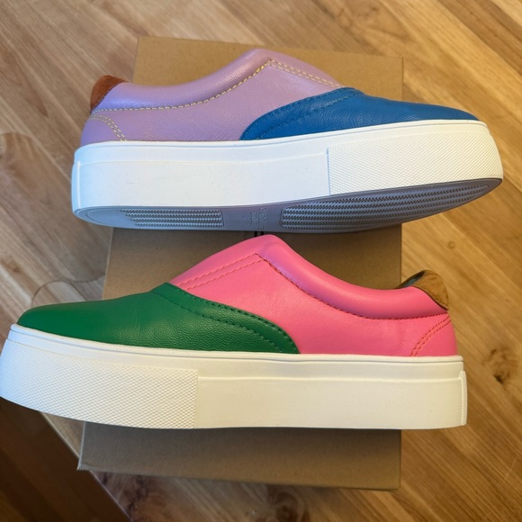 New - final price! Arianne in Carnival size 7 multicolor sneakers vans flats 90s - Picture 11 of 16